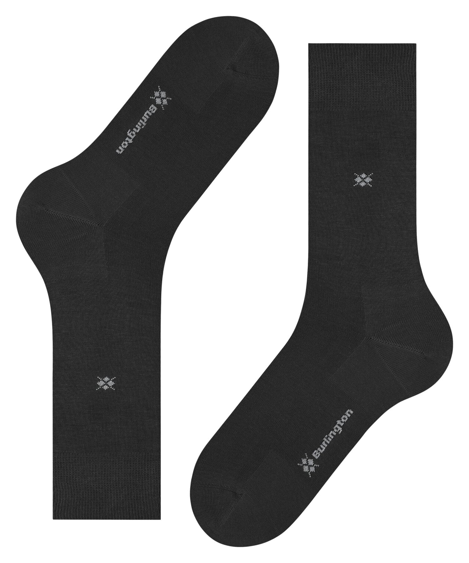 burlington-dublin-chaussettes-homme-coton-unies-gris-anthracite-melange-3095-40- image 5