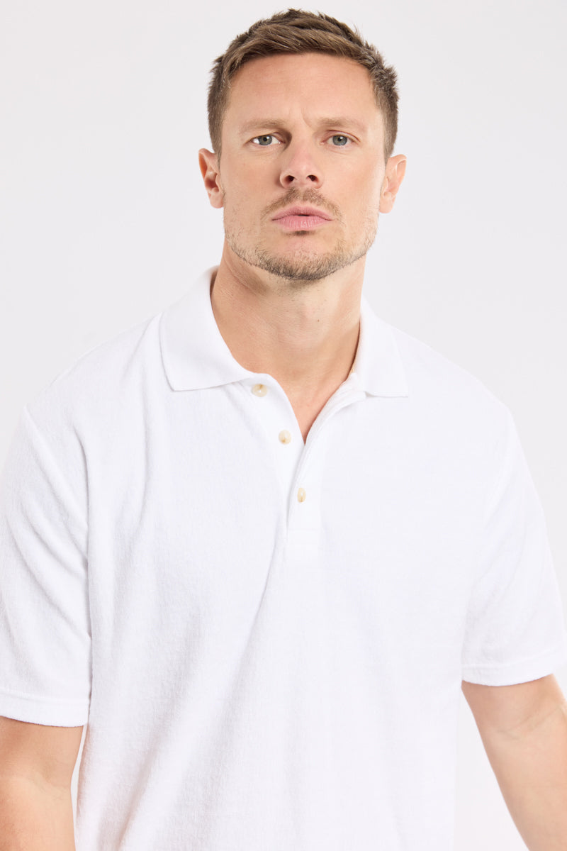 armor-lux-h-ritage-polo-manches-courtes-coton-bouclette image 2