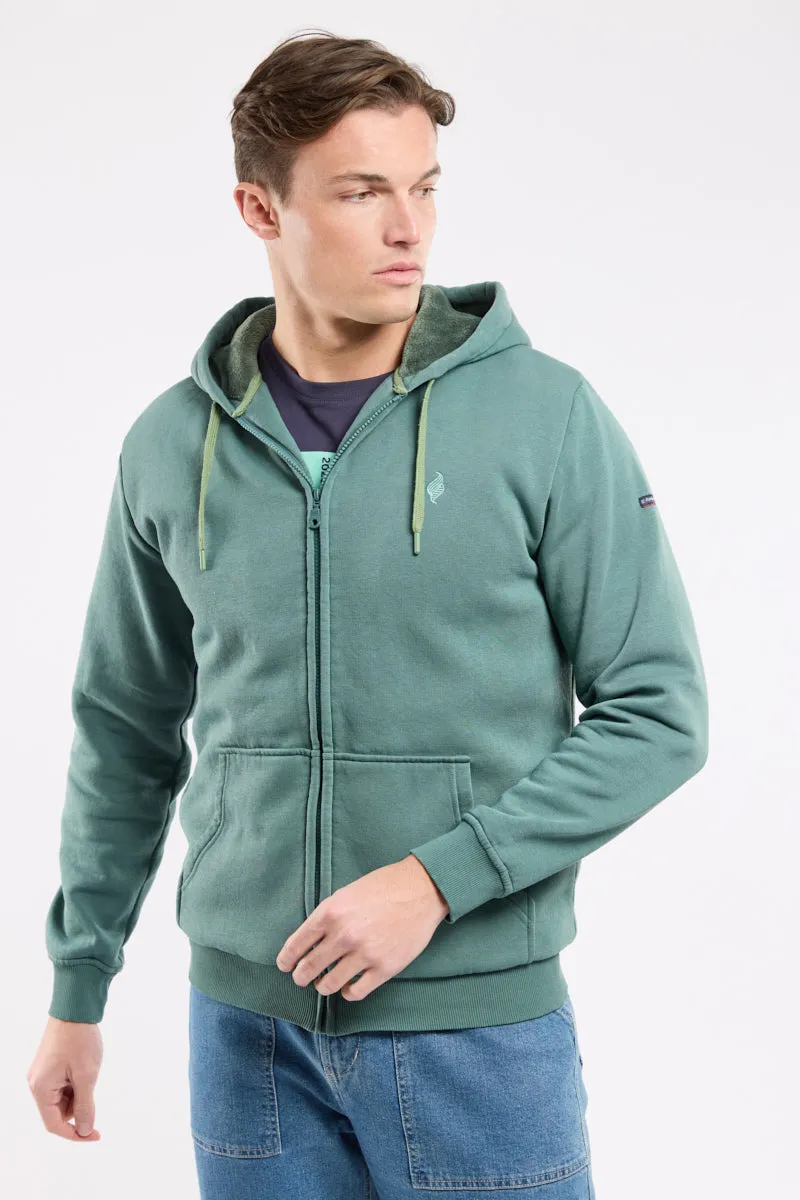armor-lux-route-du-rhum-sweat-zipp-mixte-capuche-molleton image 1