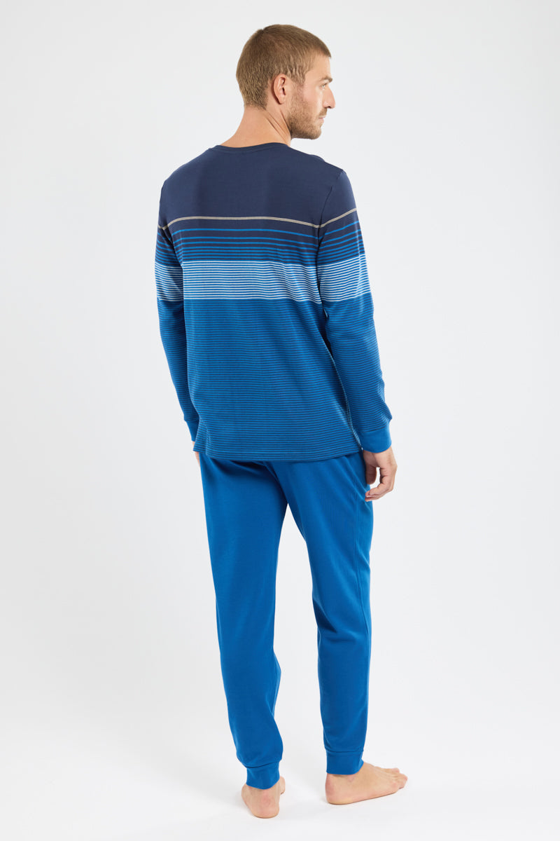 armor-lux-pyjama-jogging-coton-ray-homme image 3