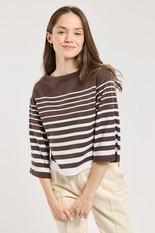 armor-lux-marini-re-femme-manches-3-4-coton-lourd-2 image 5