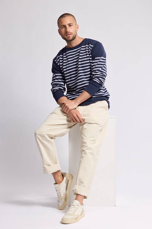 armor-lux-marini-re-homme-coton-bross-interlock-amiral image 2
