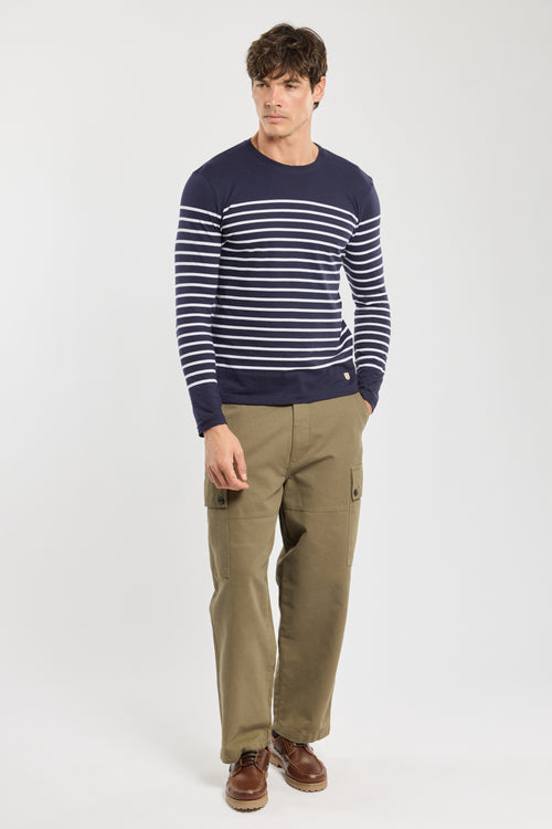 armor-lux-marini-re-homme-col-bateau-coton-peign-l-ger image 4