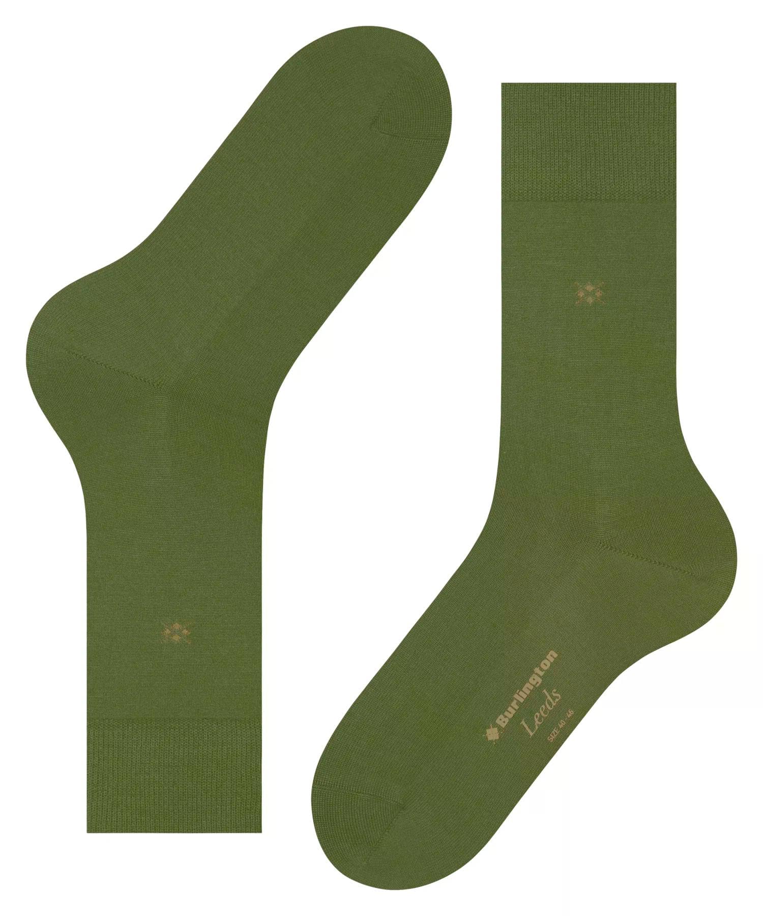 burlington-leeds-chaussettes-homme-coton-laine-unies-vert-jade-7685-40-46 image 5