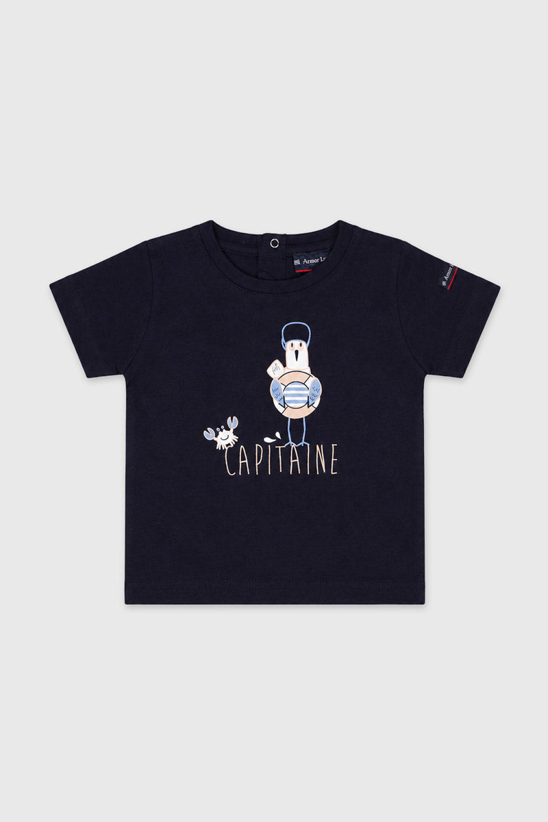 armor-lux-t-shirt-baby-coton-l-ger-s-rigraphi image 1