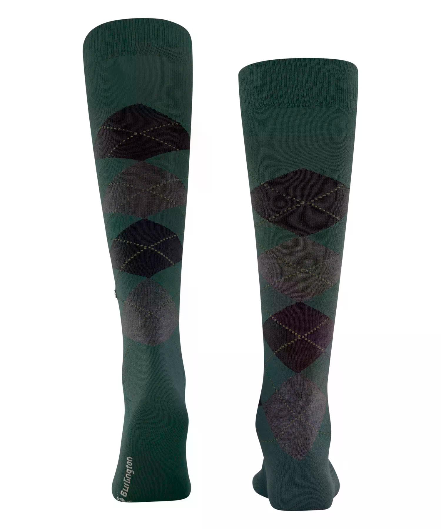 burlington-edinburgh-mi-bas-homme-laine-fantaisie-vert-forest-7450-40-46 image 2
