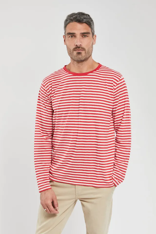 armor-lux-marini-re-h-ritage-homme-coton-lin-fines-rayures image 1