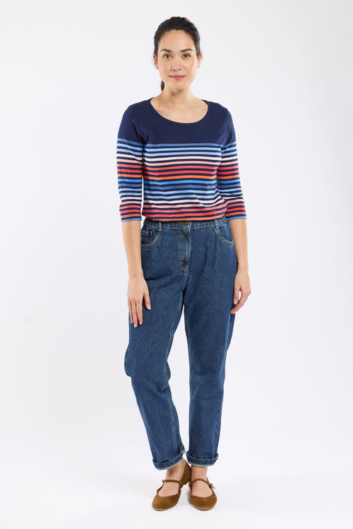 armor-lux-amiral-marini-re-femme-coton-bross-col-bateau-10-couleurs image 4