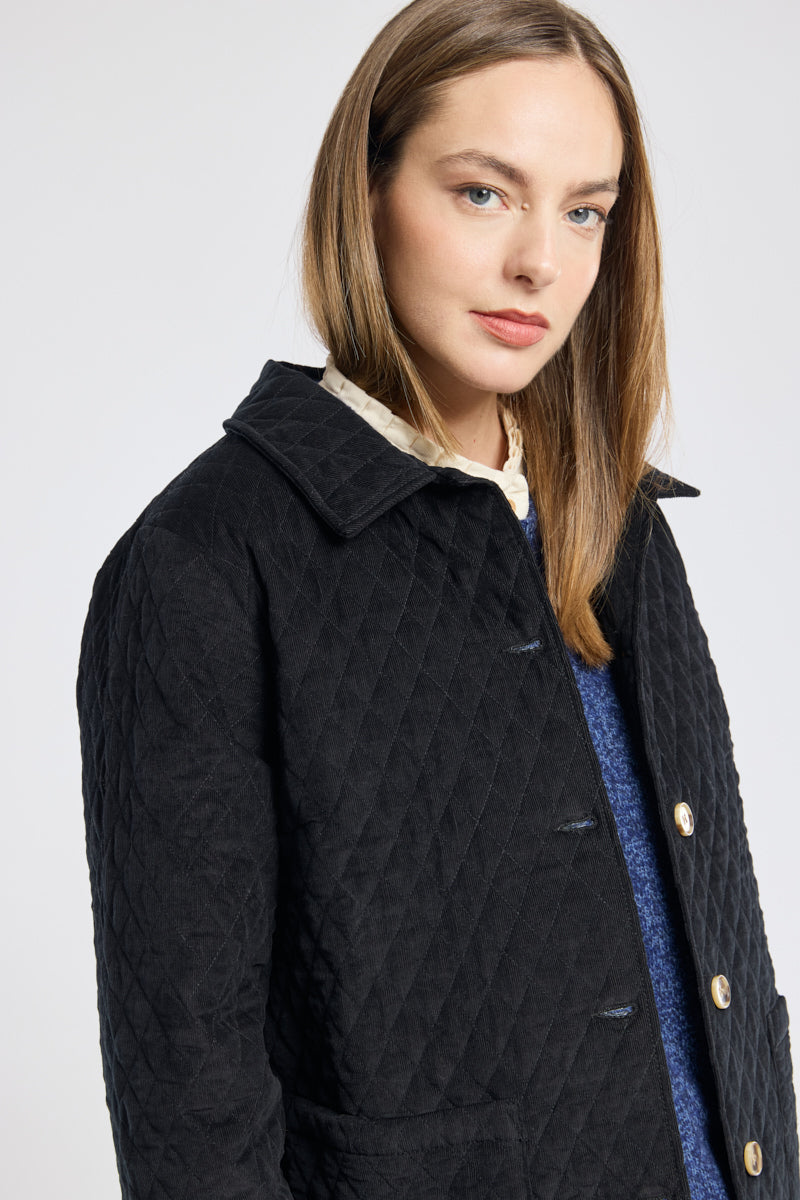 armor-lux-veste-velours-matelass-e-femme-coton image 3
