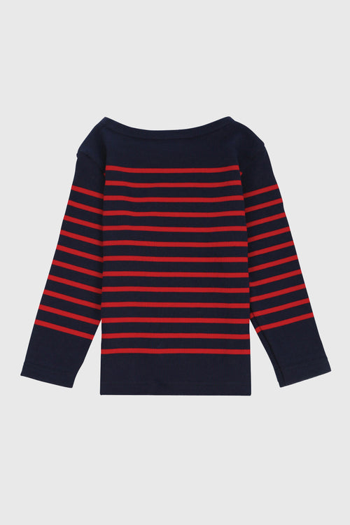 armor-lux-marini-re-enfant-ray-e-bretonne-coton-interlock-col-bateau image 3