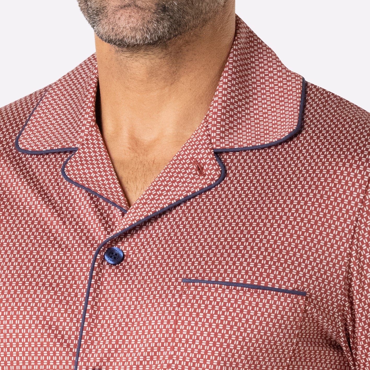 pyjama-long-ouvert-homme-merceris-eminence image 2