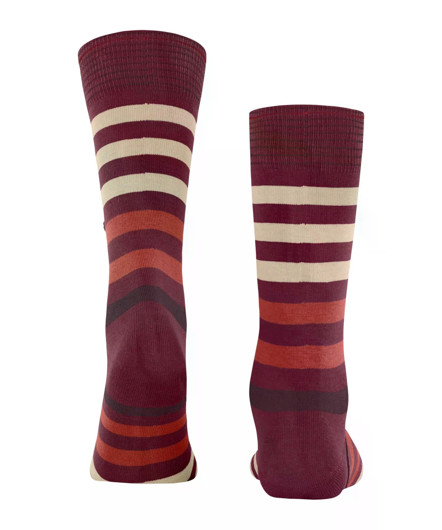 burlington-blackpool-chaussettes-homme-coton-fantaisie-rouge-burgund-8011-40-46 image 2