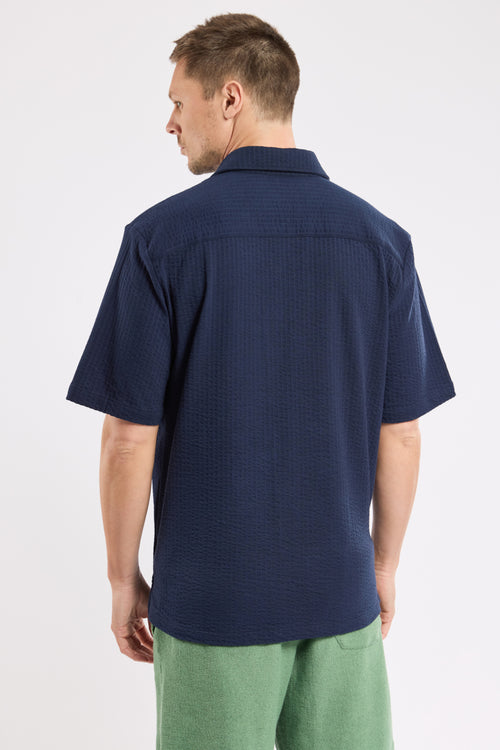 armor-lux-h-ritage-chemise-homme-manches-courtes-maille-gaufr-e image 6