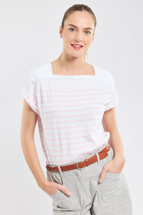 armor-lux-regate-marini-re-femme-col-bateau-coton-100 image 2