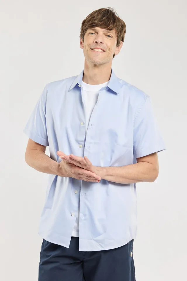 armor-lux-chemise-manches-courtes-homme-100-lin image 1