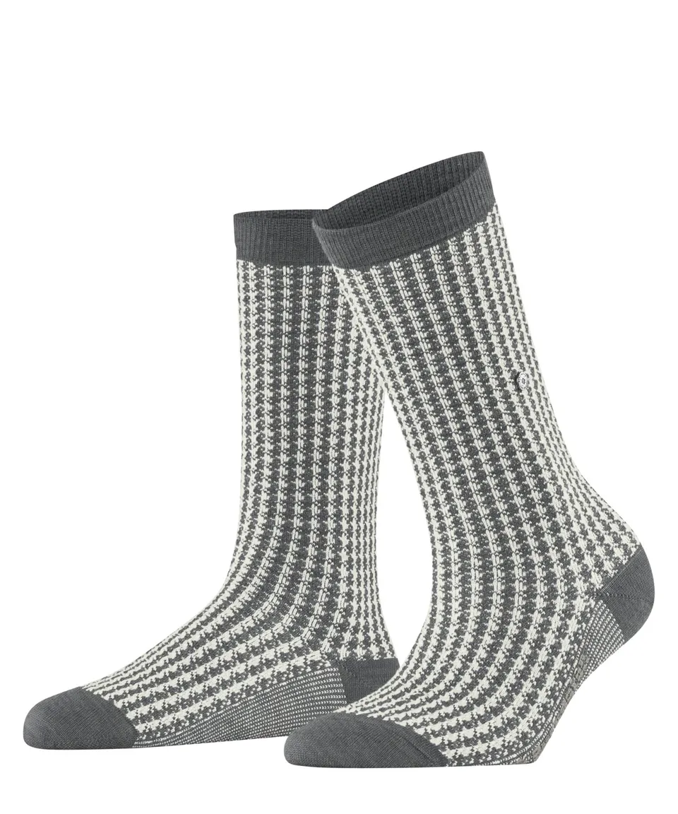 burlington-pepita-chaussettes-femme-laine-respirante-s-chage-rapide image 1