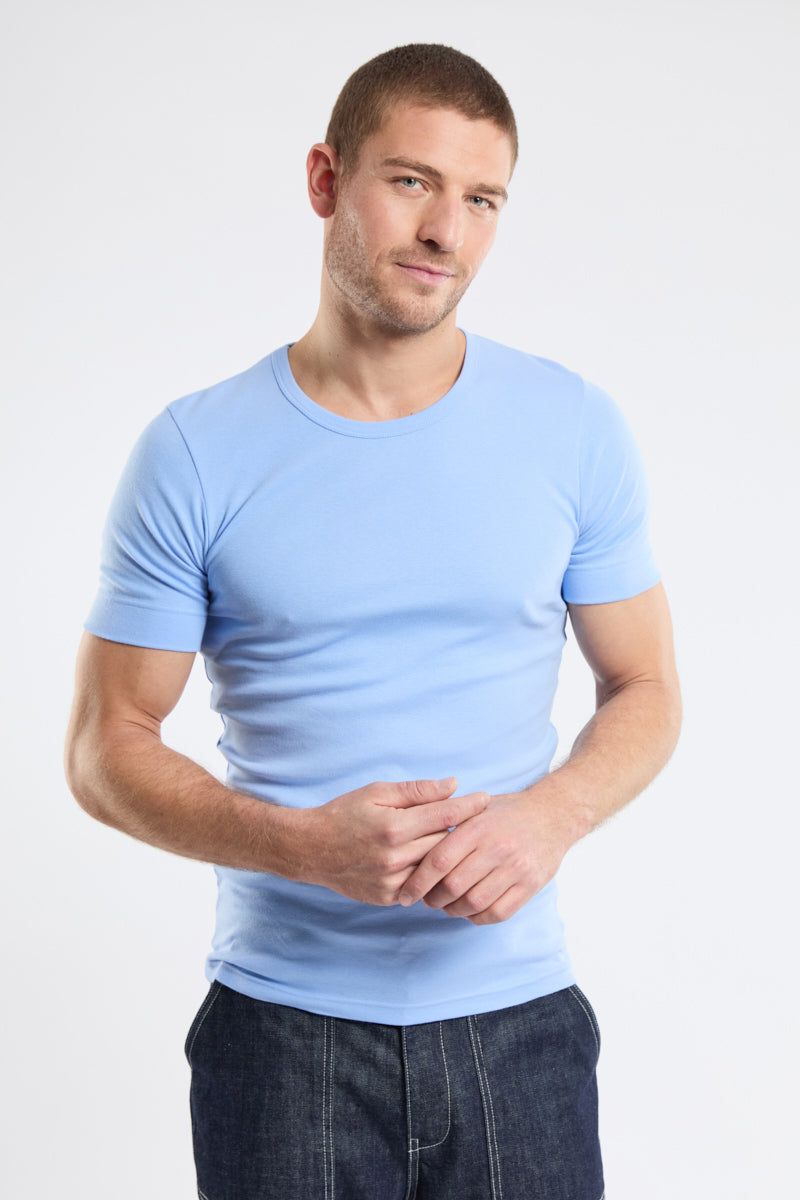 armor-lux-h-ritage-t-shirt-col-rond-homme-coton-pais-bio image 2