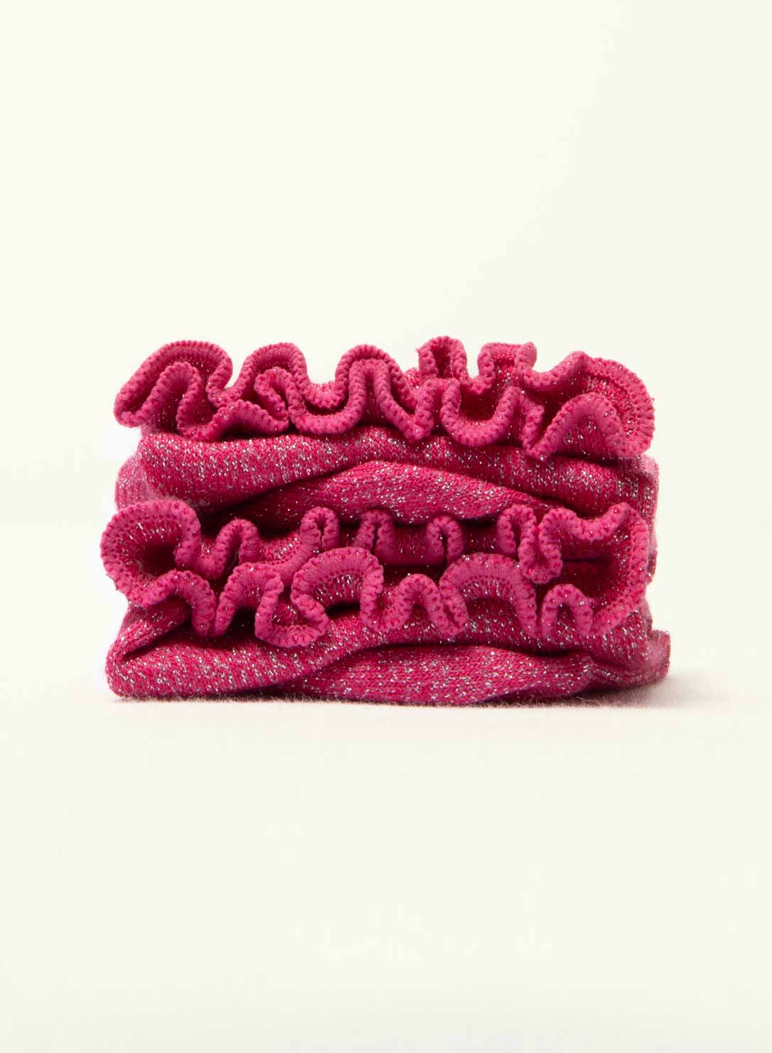 archiduchesse-collerettes-fuchsia-p-tillante-chaussettes-courtes-lurex image 1