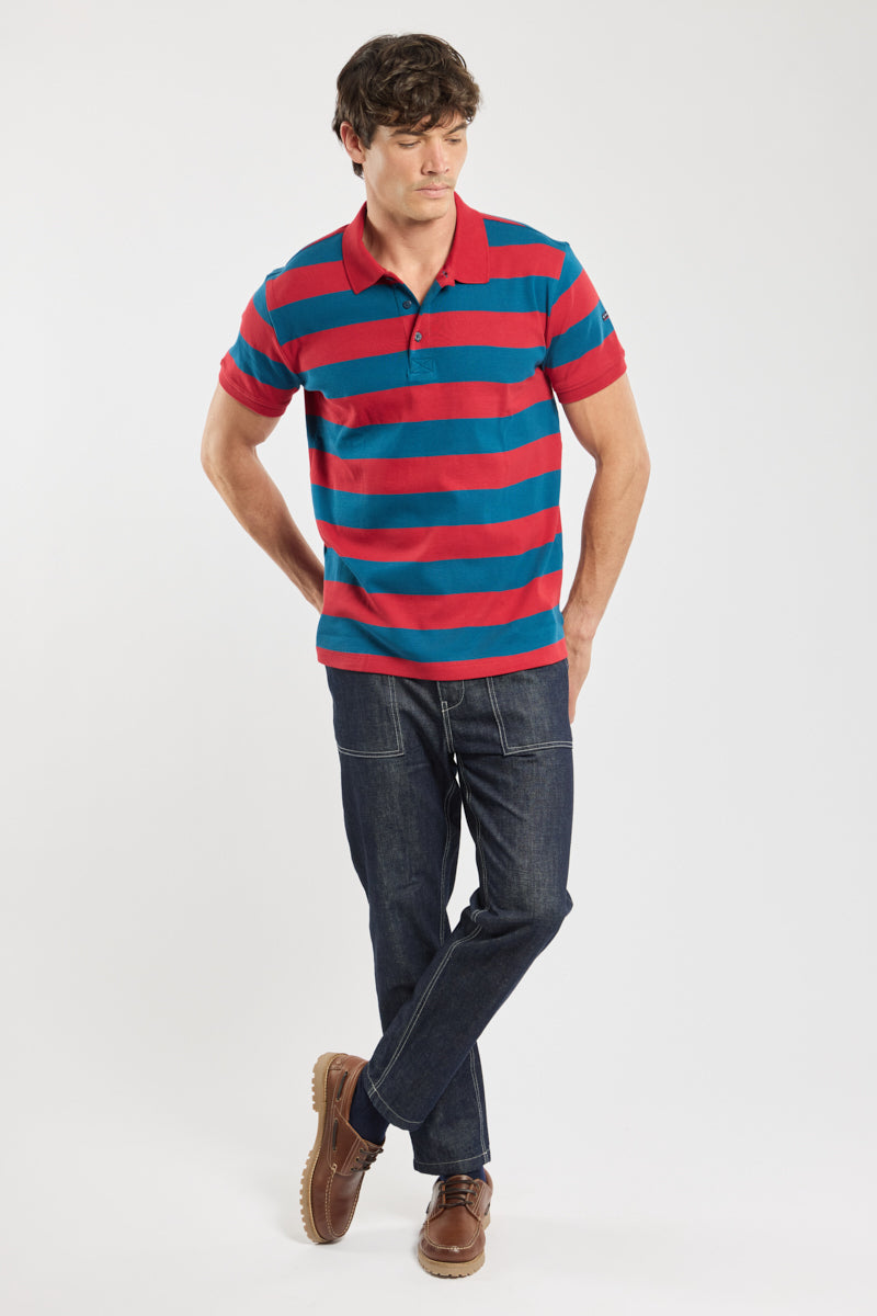 armor-lux-polo-manches-courtes-homme-100-coton-250g-m2-coupe-droite image 3
