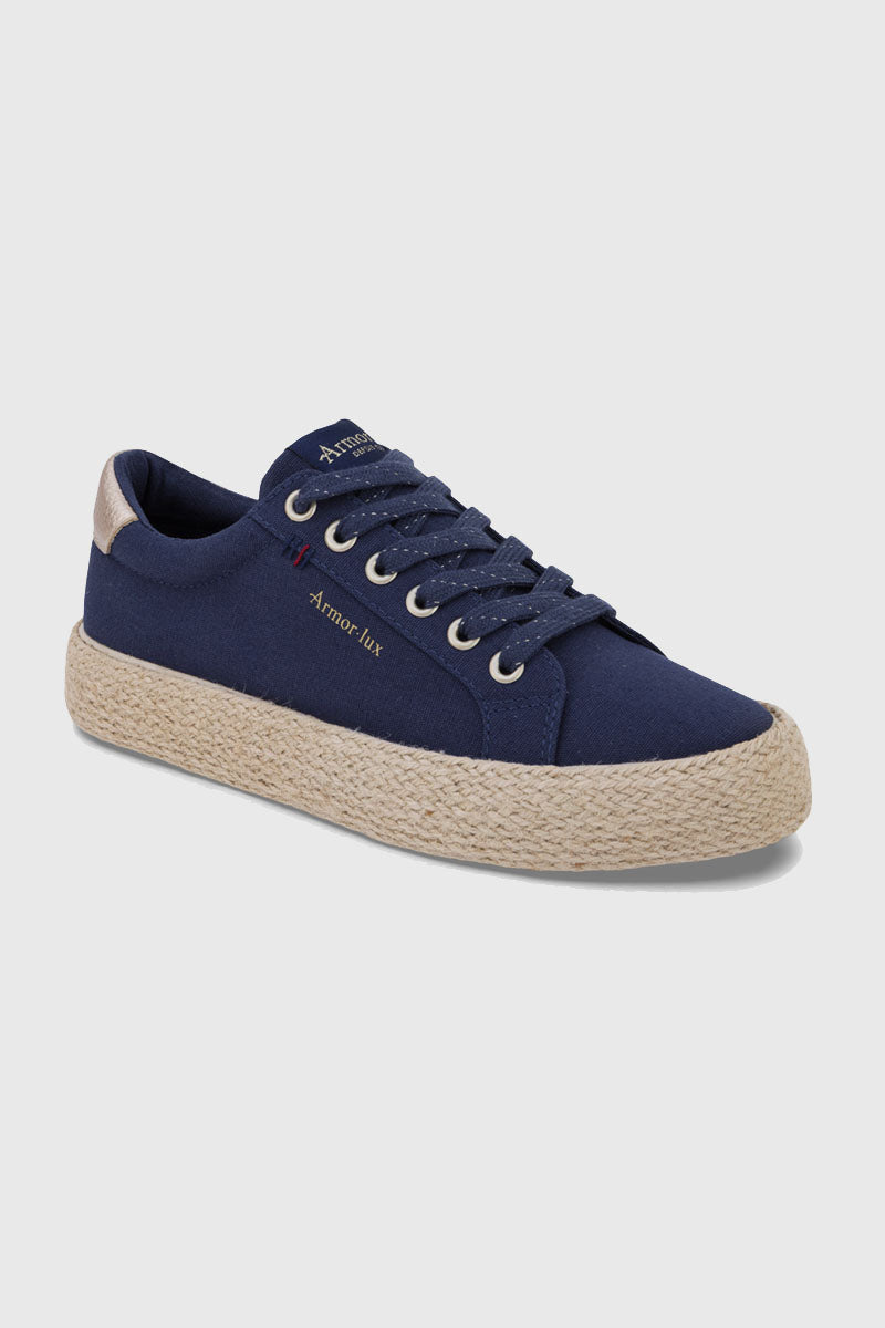 armor-lux-baskets-sablier-toile-recycl-e-semelle-espadrille-marine image 1