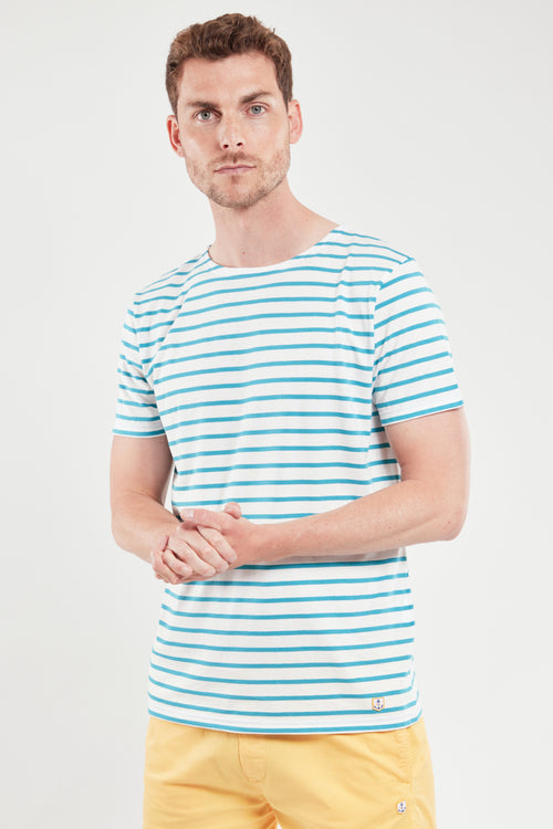 armor-lux-marini-re-bretonne-homme-manches-courtes-jersey-l-ger-heritage image 5
