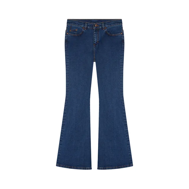 atelier-tuffery-jean-margot-femme-flare-semi-haute-stonewashed image 1