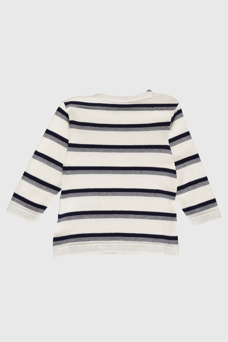 armor-lux-marini-re-jacquard-b-b-coton-l-ger-manches-longues image 2
