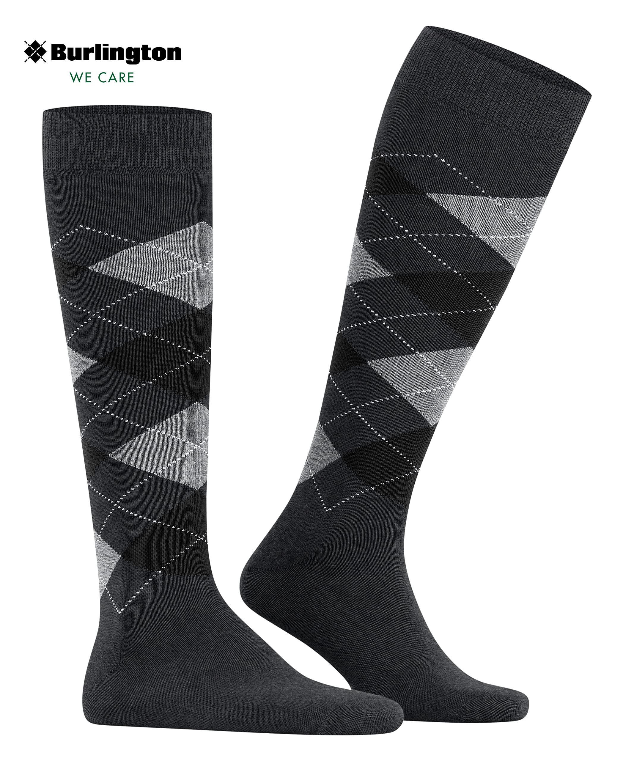 burlington-king-chaussettes-longues-homme-coton-gris-new-grey image 3