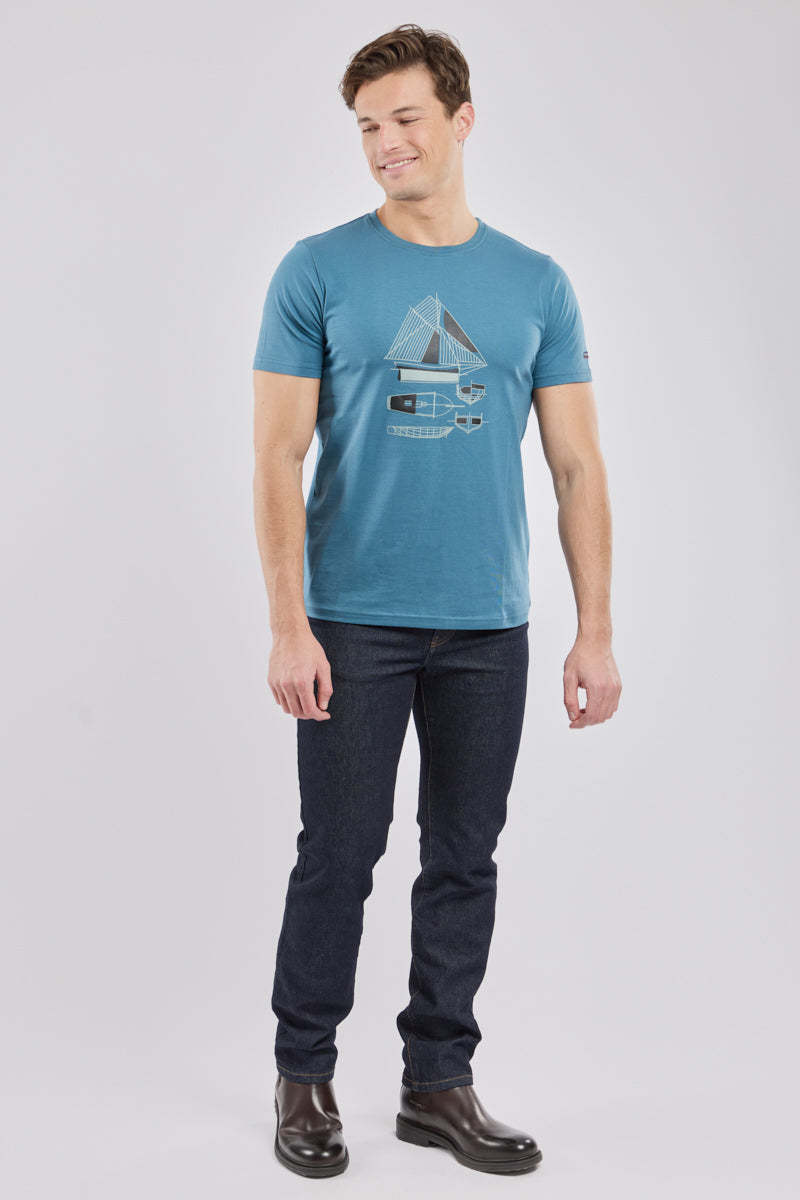 armor-lux-t-shirt-s-rigraphi-homme-coton-l-ger-160g-m-3 image 3