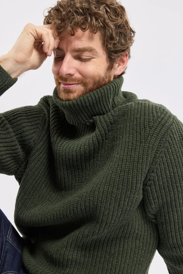 armor-lux-pull-col-montant-h-ritage-homme-laine-c-te-perl-e image 1