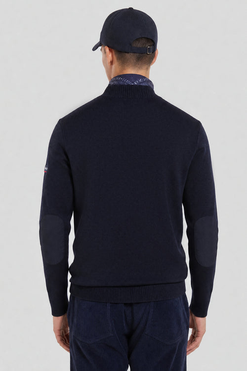 armor-lux-cardigan-erdeven-homme-laine-zipp-coudi-res image 3