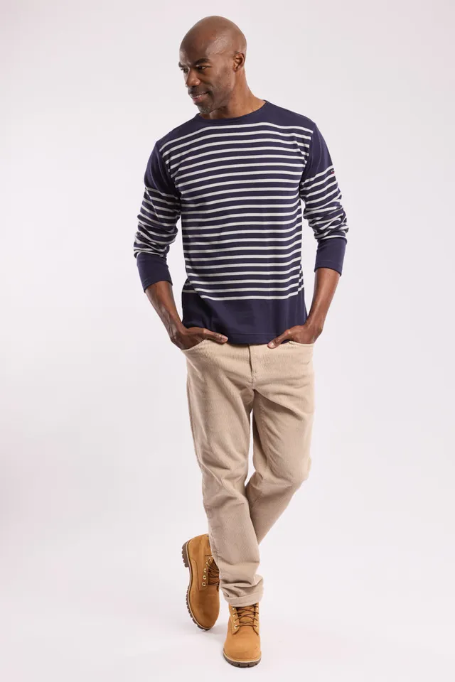armor-lux-marini-re-homme-coton-pais-col-bateau-interlock image 1
