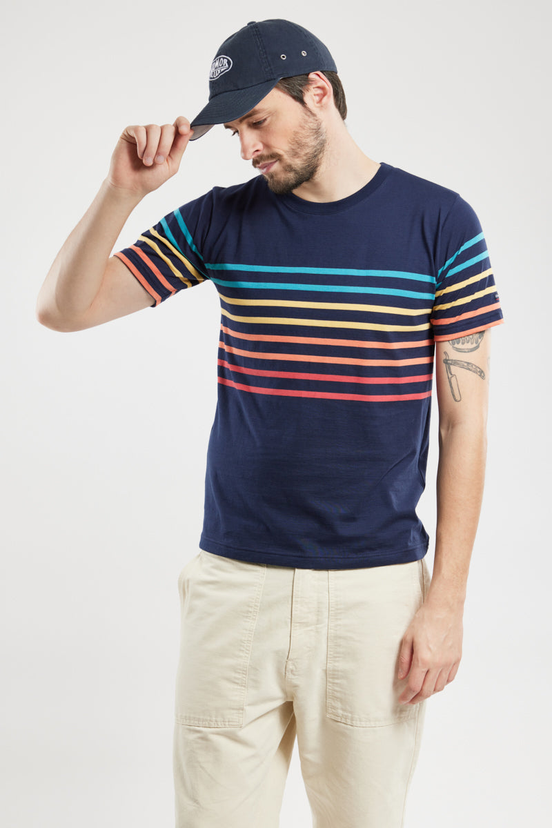 armor-lux-t-shirt-ray-coton-l-ger-homme image 1