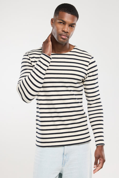 armor-lux-marini-re-aviron-manches-longues-coton-quitable image 2