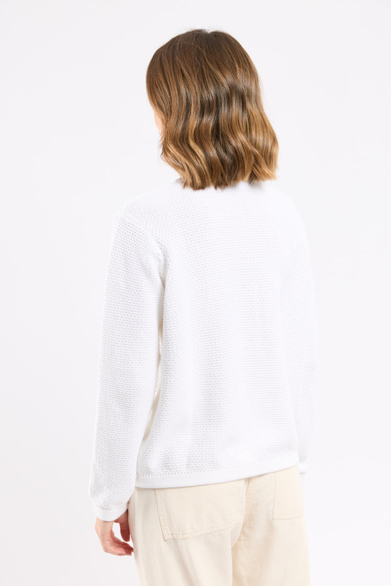 armor-lux-cardigan-femme-maille-textur-e-coton image 5