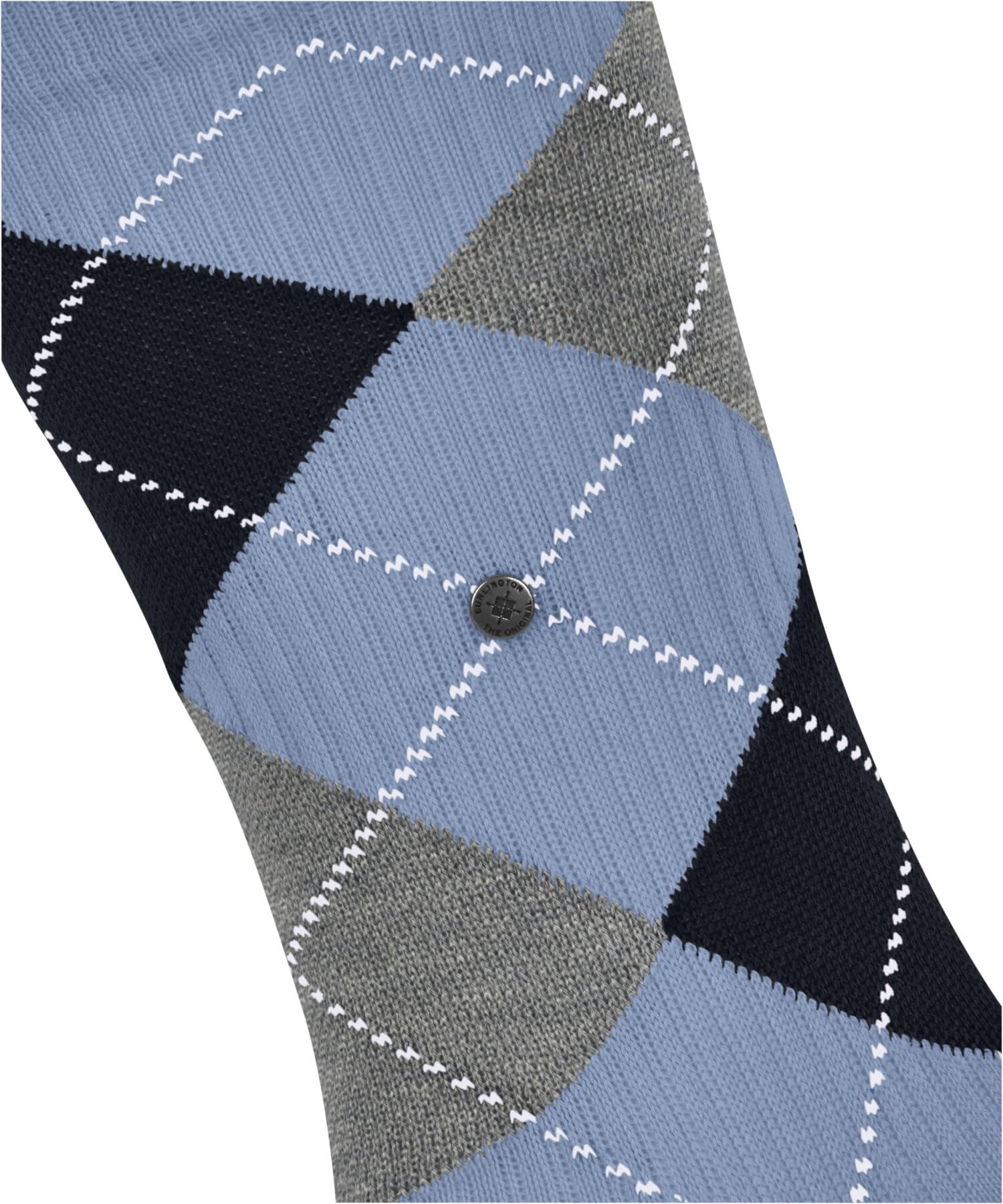 burlington-rib-court-chaussettes-homme-coton-unies-bleu-crystal-bl-6290-40-46 image 6