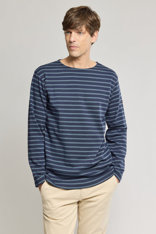 armor-lux-matrosenshirt-marini-re-homme-coton-pais-manches-longues image 2