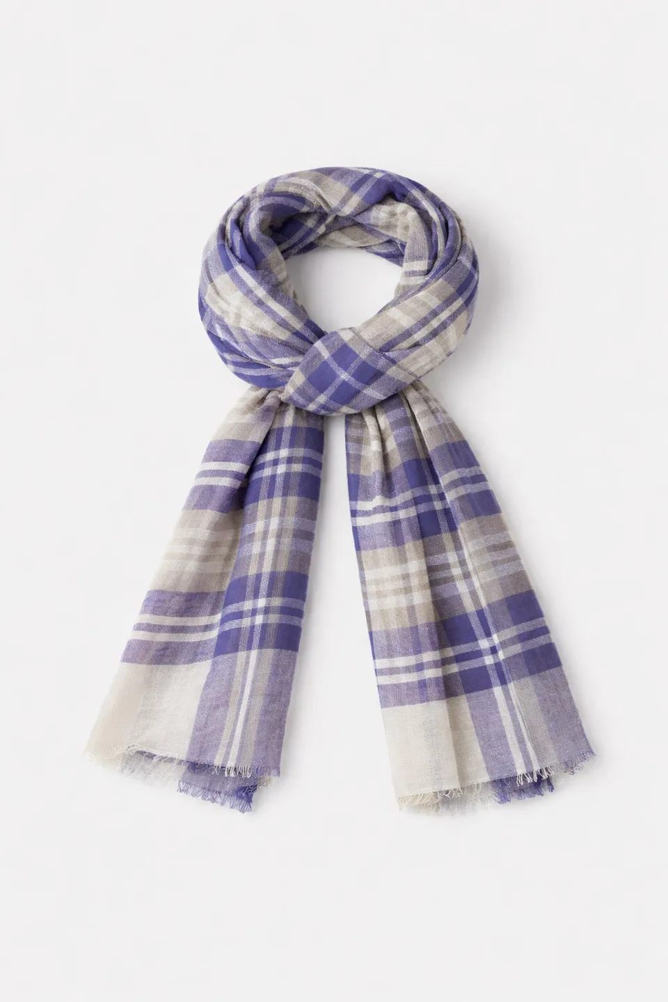 armor-lux-foulard-carreaux-lin-et-coton-70-x-180-cm-2 image 1