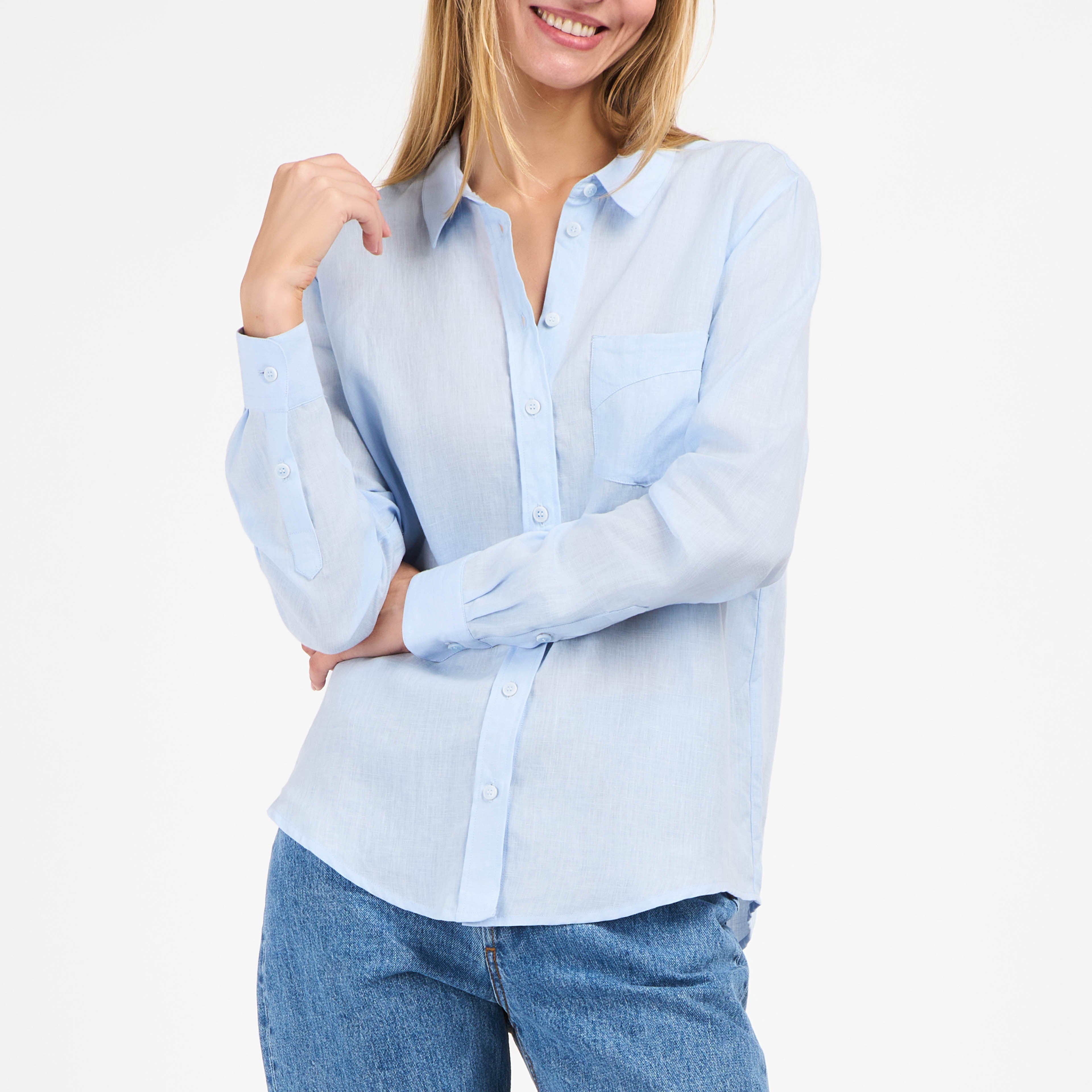 atelier-tuffery-chemise-femme-aubrac-droite-lin-fran-ais-bleu-clair image 2