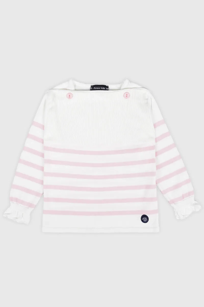 armor-lux-pull-ray-kids-coton-col-bateau image 1