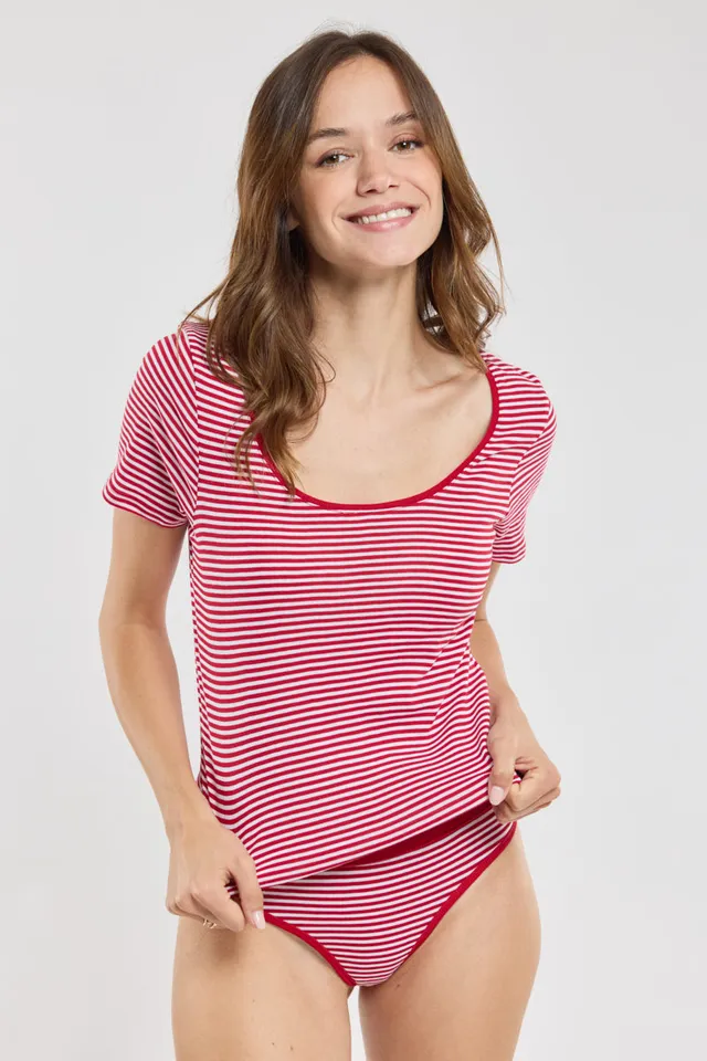 armor-lux-culotte-ray-e-femme-coton-bio-l-ger image 1