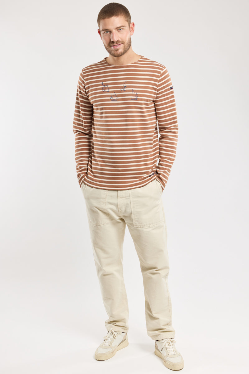 armor-lux-marini-re-homme-bateaux-brod-s-coton-pais image 1