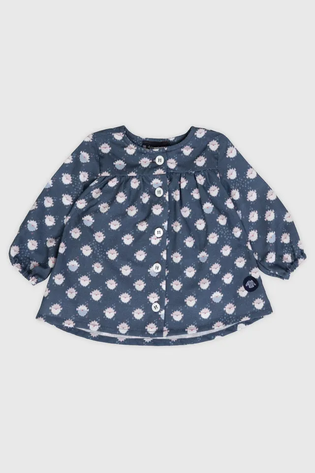 armor-lux-blouse-b-b-imprim-poissons-coton-popeline image 1