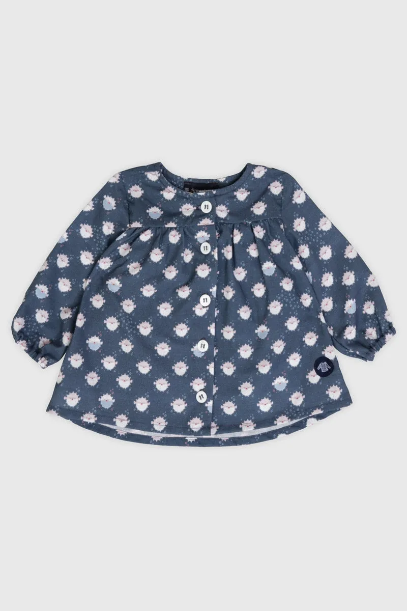 armor-lux-blouse-b-b-imprim-poissons-coton-popeline image 1