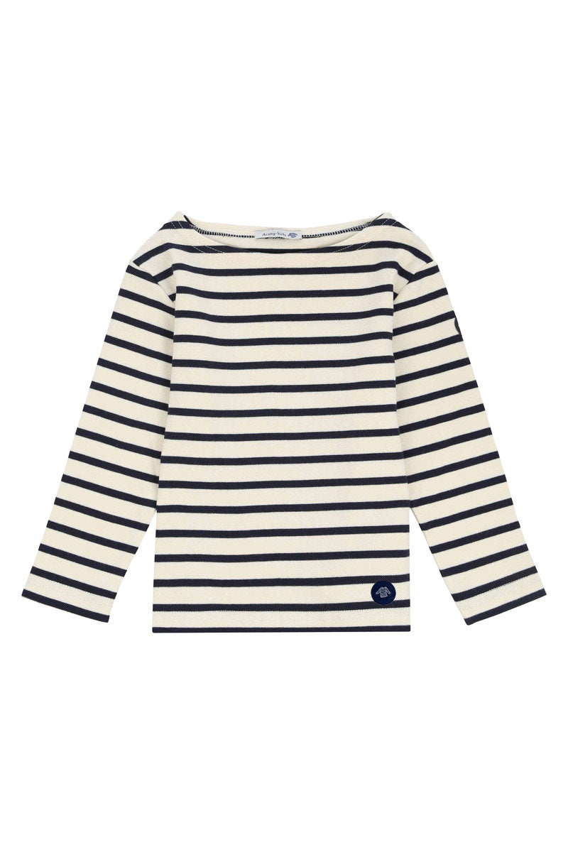 armor-lux-marini-re-loctudy-kids-coton-manches-longues-col-bateau image 1