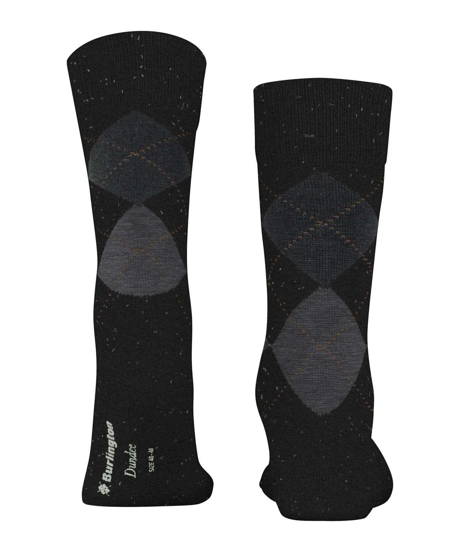 burlington-dundee-chaussettes-homme-laine-gris-anthracite-m-lange image 2