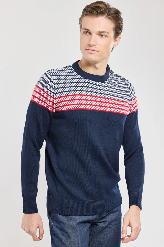 armor-lux-pull-marin-cordage-deauville-homme-laine-et-acrylique image 1