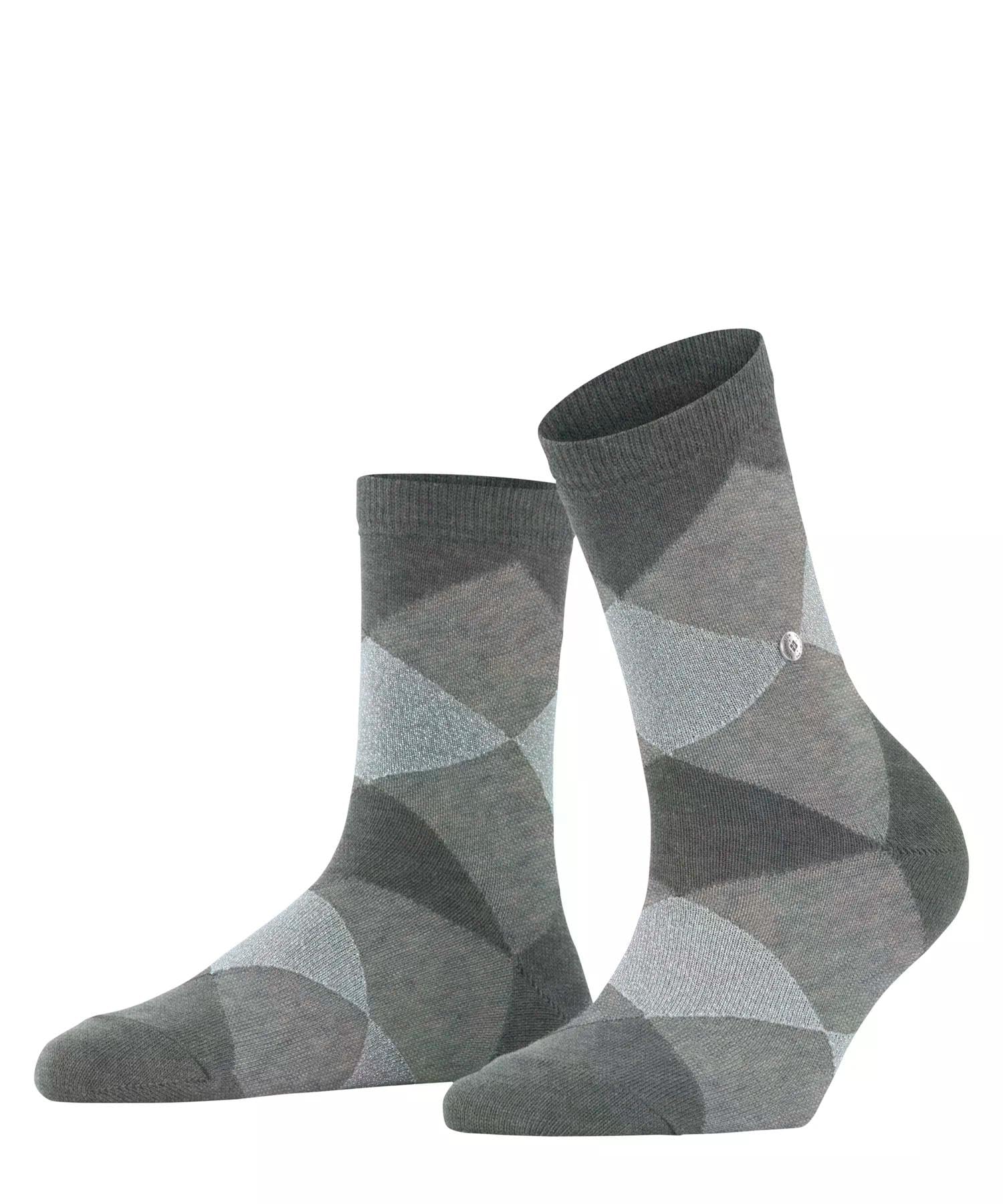 burlington-glitter-bonnie-chaussettes-femme-coton-respirant-argyle image 8