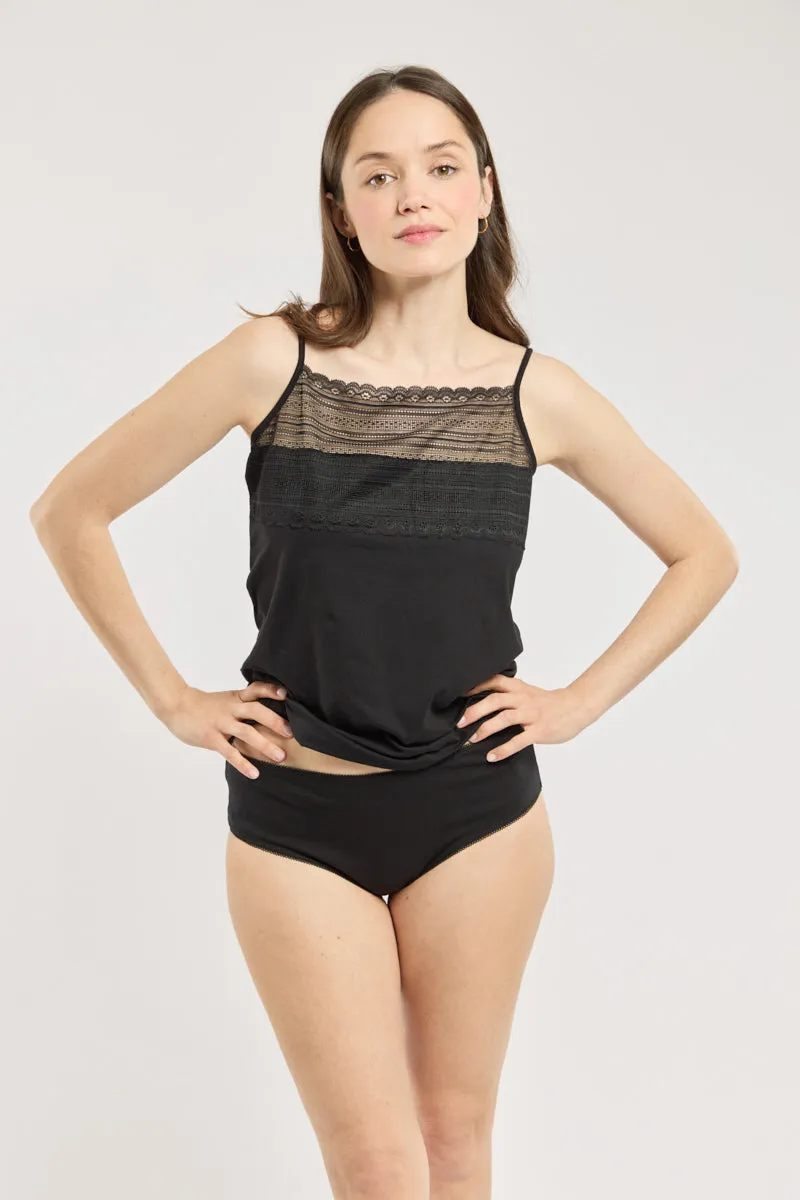 armor-lux-caraco-dentelle-femme-coton image 1