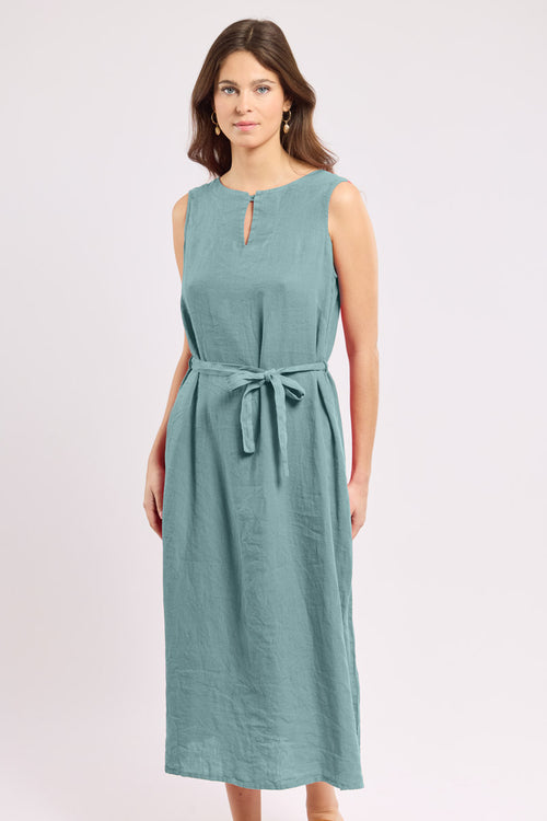 armor-lux-langes-kleid-robe-longue-femme-lin image 3